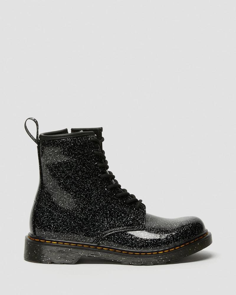 Dr Martens Youth 1460 Glitter Snørestøvletter Barn Svarte | Norge 118NWY